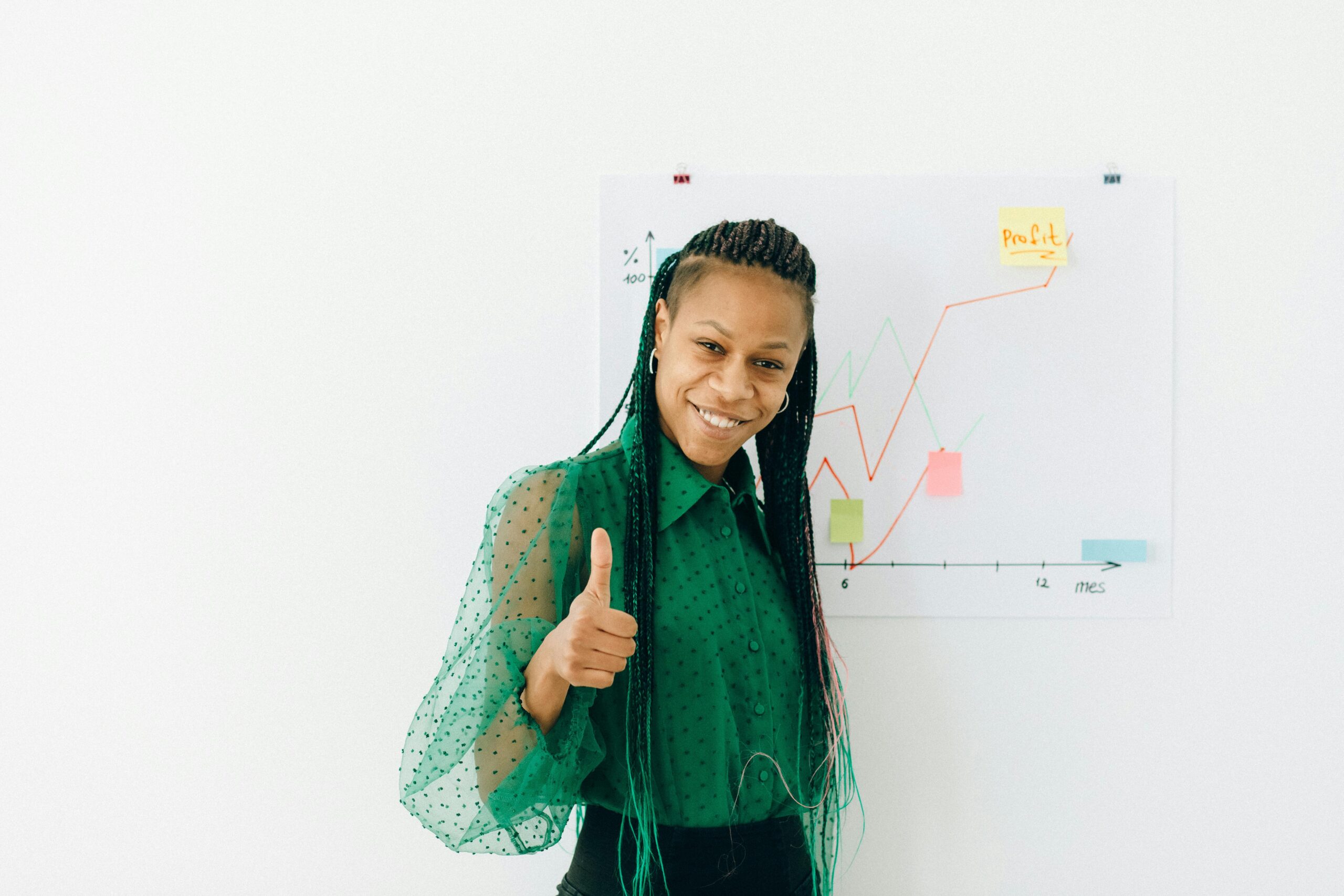 woman in an entry-level sales career